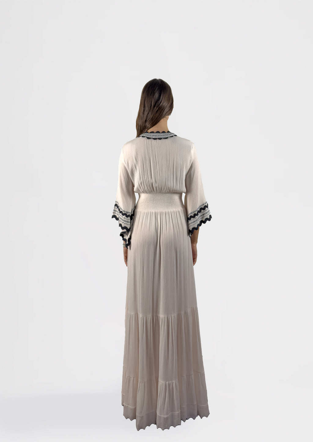 MILA Embroidered Maxi Dress