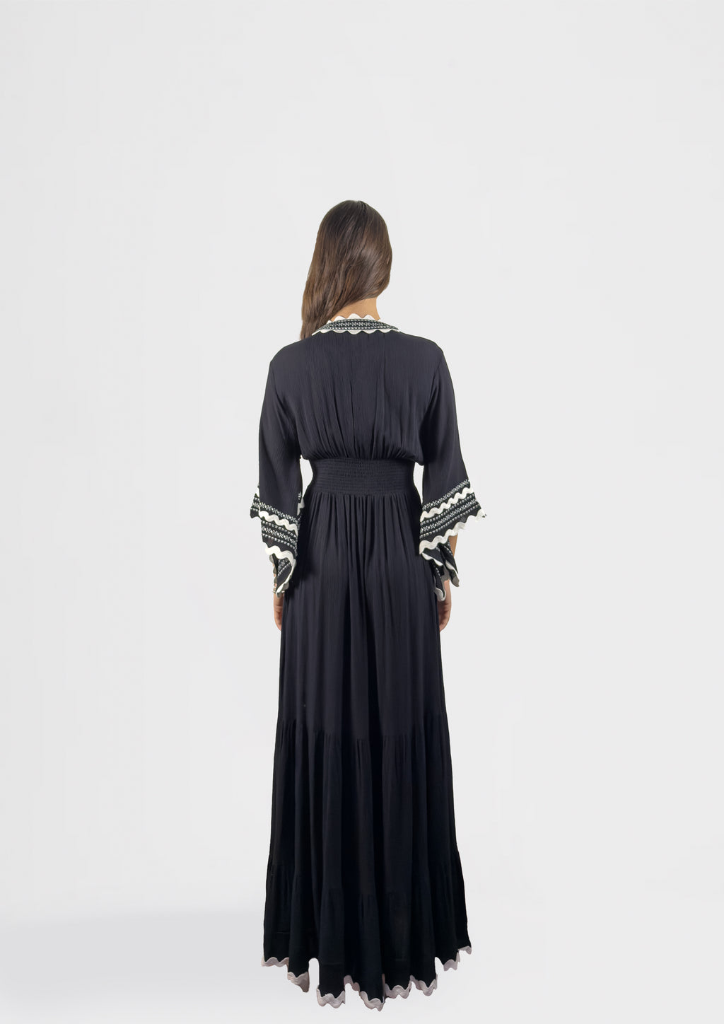 MILA Embroidered Maxi Dress