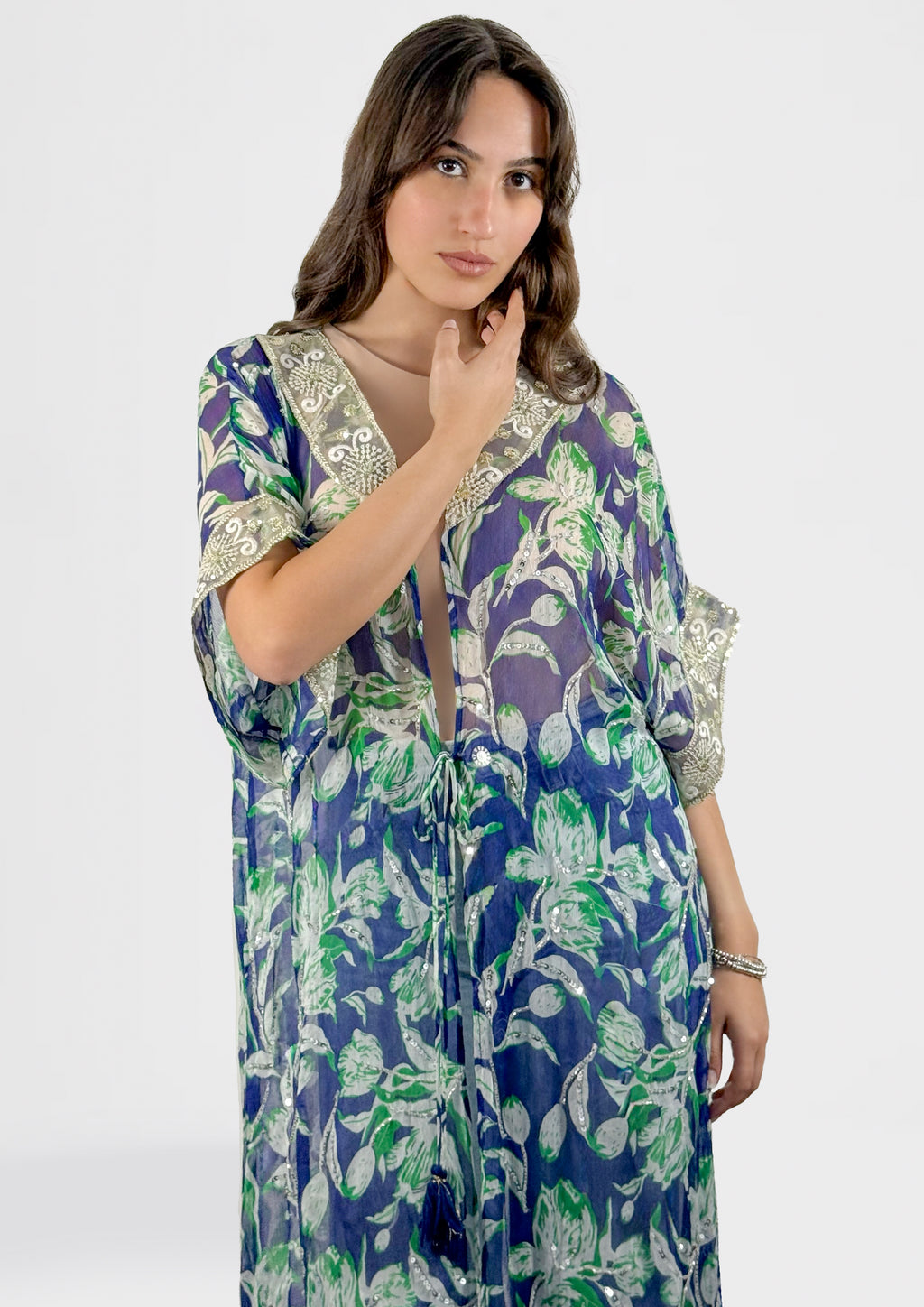 Caftano Green Bloom