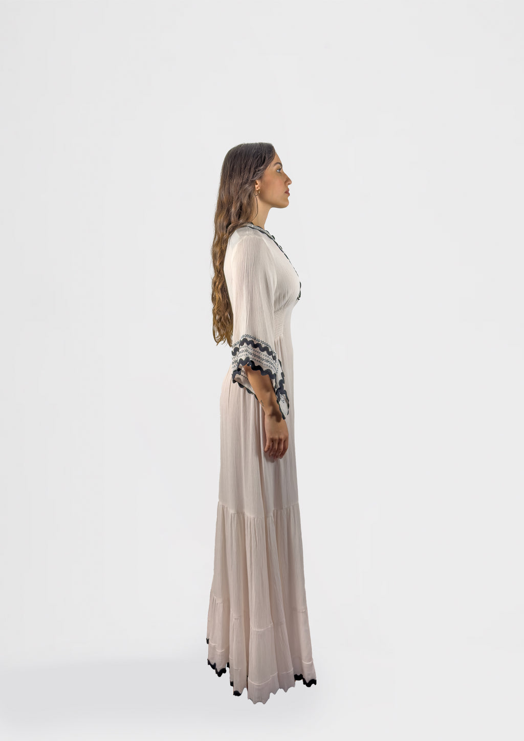 MILA Embroidered Maxi Dress